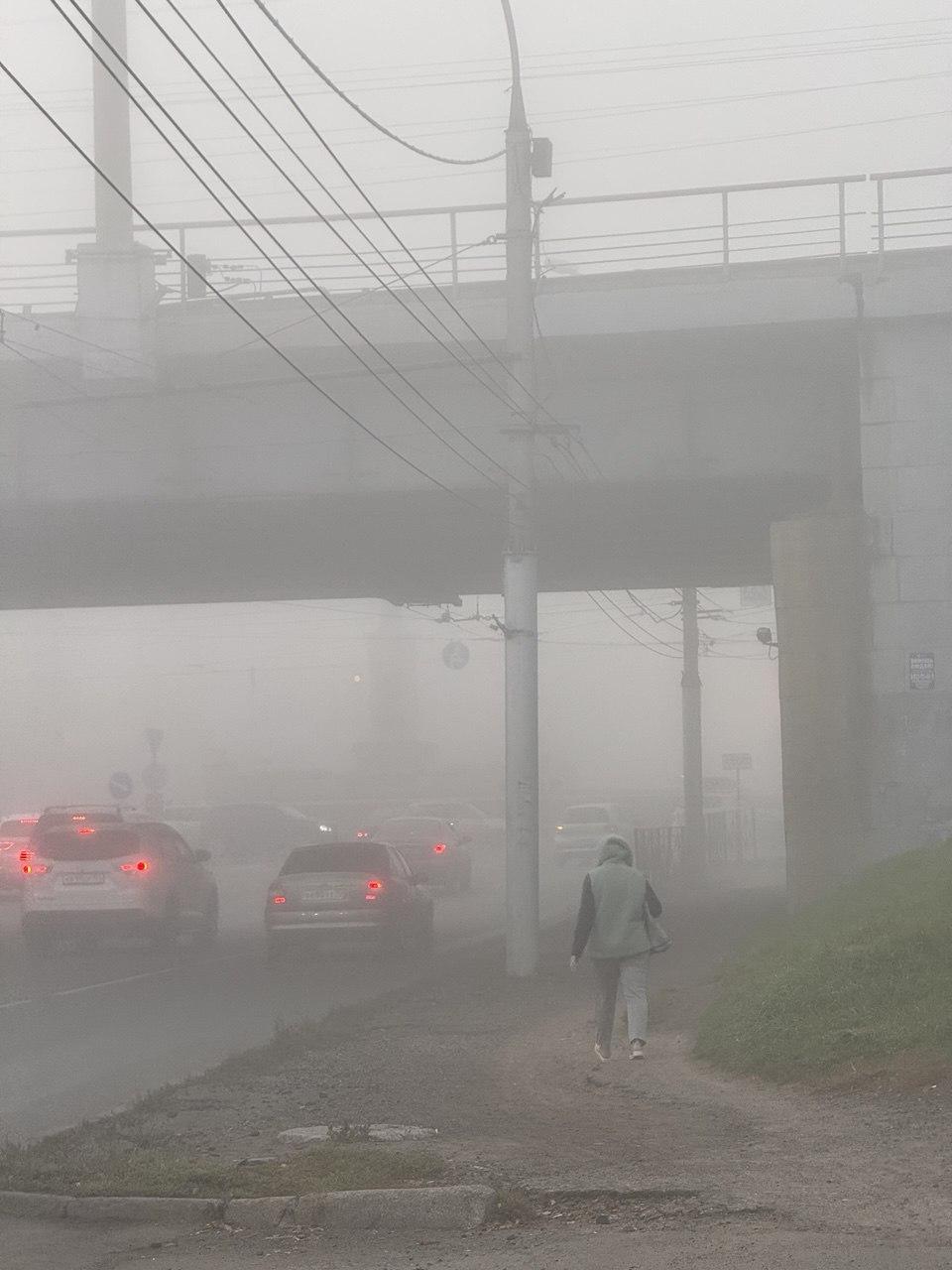 Фото Новосибирск окутал густой туман утром 17 сентября – 15 завораживающих кадров 5